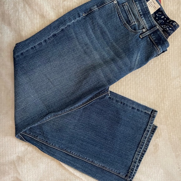LEVI'S Perfect Waist Bootcut 525 Blue Jeans 14 - Picture 5 of 6